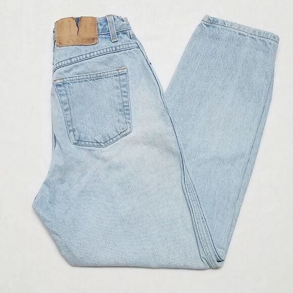 VINTAGE Gitano Light Wash High Rise Tapered Jeans - Picture 4 of 14